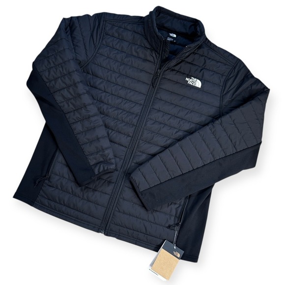 The North Face Mens Canyonlands Hybrid Jacket Black XL NF0A7UJK Heatseeker Eco - Picture 2 of 16